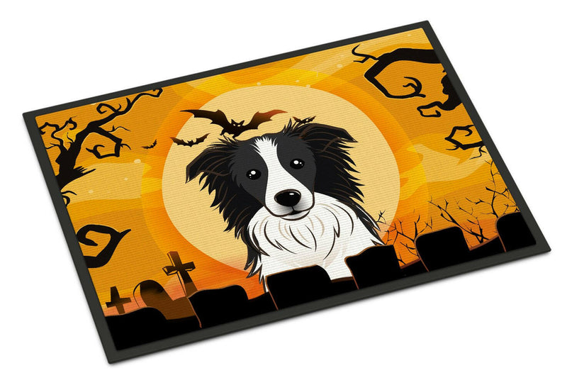 Halloween Border Collie Indoor or Outdoor Mat 24x36 BB1799JMAT