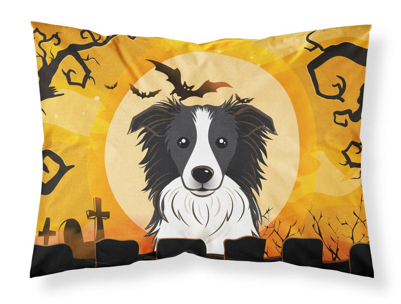 Halloween Border Collie Fabric Standard Pillowcase BB1799PILLOWCASE