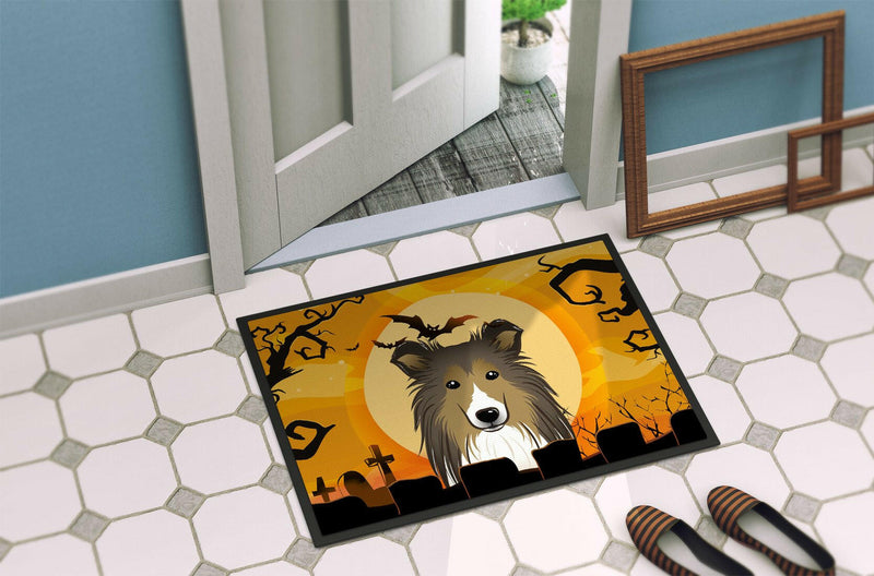 Halloween Sheltie Indoor or Outdoor Mat 24x36 BB1800JMAT