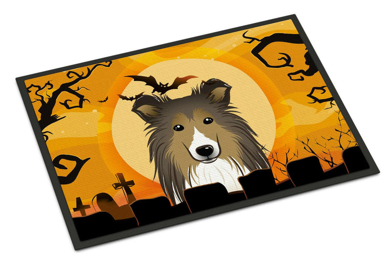 Halloween Sheltie Indoor or Outdoor Mat 24x36 BB1800JMAT