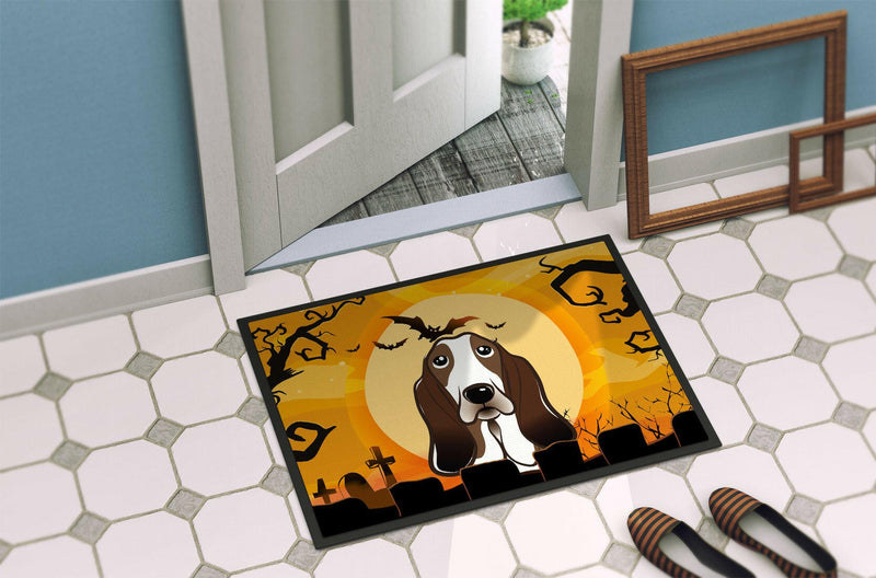 Halloween Basset Hound Indoor or Outdoor Mat 24x36 BB1801JMAT