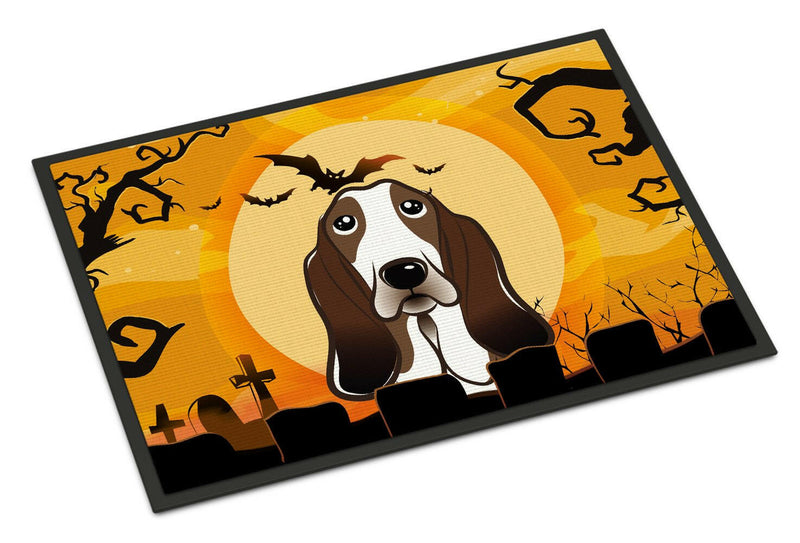 Halloween Basset Hound Indoor or Outdoor Mat 24x36 BB1801JMAT