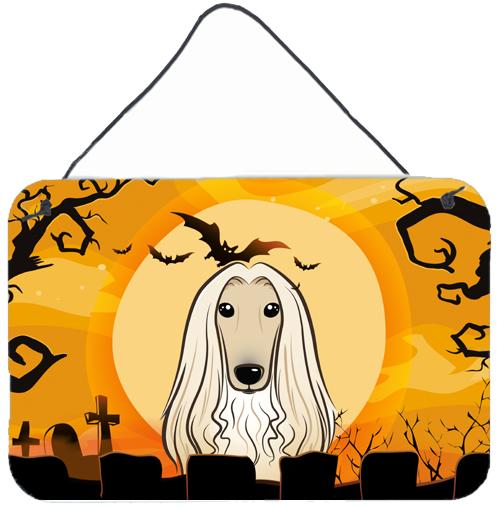 Halloween Afghan Hound Wall or Door Hanging Prints BB1802DS812