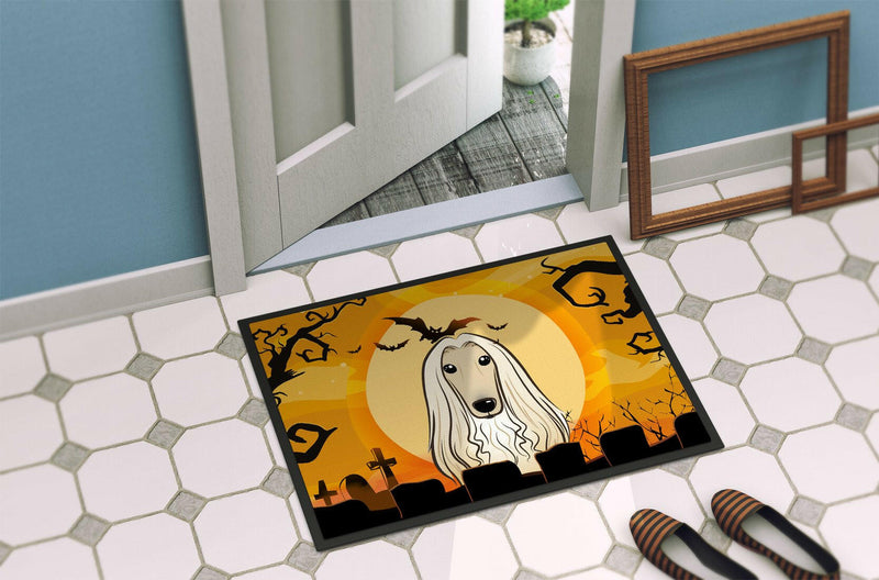 Halloween Afghan Hound Indoor or Outdoor Mat 24x36 BB1802JMAT