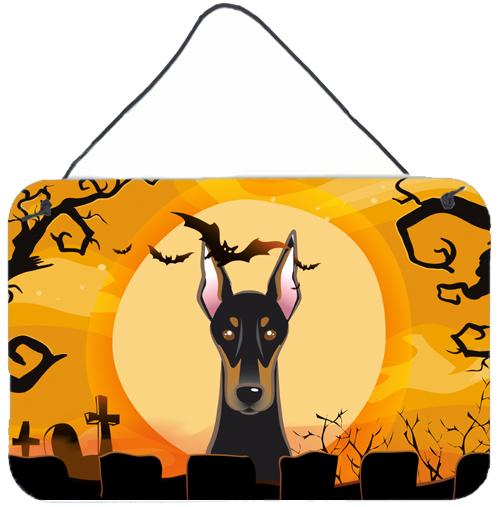 Halloween Doberman Wall or Door Hanging Prints BB1803DS812