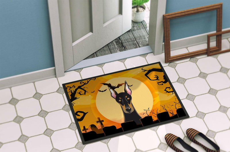 Halloween Doberman Indoor or Outdoor Mat 24x36 BB1803JMAT