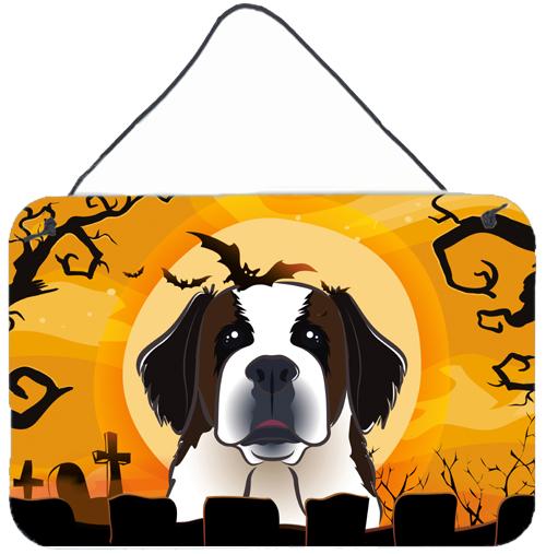 Halloween Saint Bernard Wall or Door Hanging Prints BB1804DS812