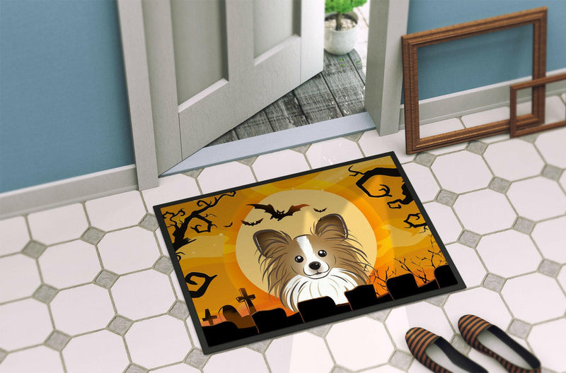 Halloween Papillon Indoor or Outdoor Mat 24x36 BB1806JMAT