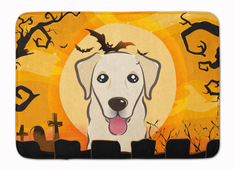 Halloween Golden Retriever Machine Washable Memory Foam Mat BB1810RUG