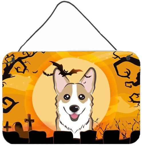 Halloween Sable Corgi Wall or Door Hanging Prints BB1811DS812