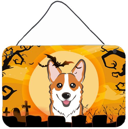 Halloween Red Corgi Wall or Door Hanging Prints BB1812DS812