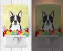 Boston Terrier Easter Egg Hunt Ceramic Night Light BB1885CNL