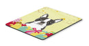 Boston Terrier Easter Egg Hunt Mouse Pad, Hot Pad or Trivet BB1885MP