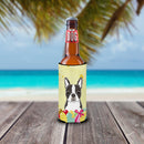 Boston Terrier Easter Egg Hunt   Beverage Insulator for slim cans BB1885MUK