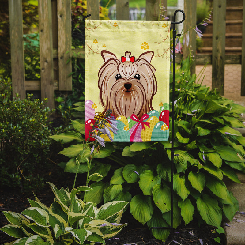 Yorkie Yorkshire Terrier Easter Egg Hunt Flag Garden Size BB1886GF