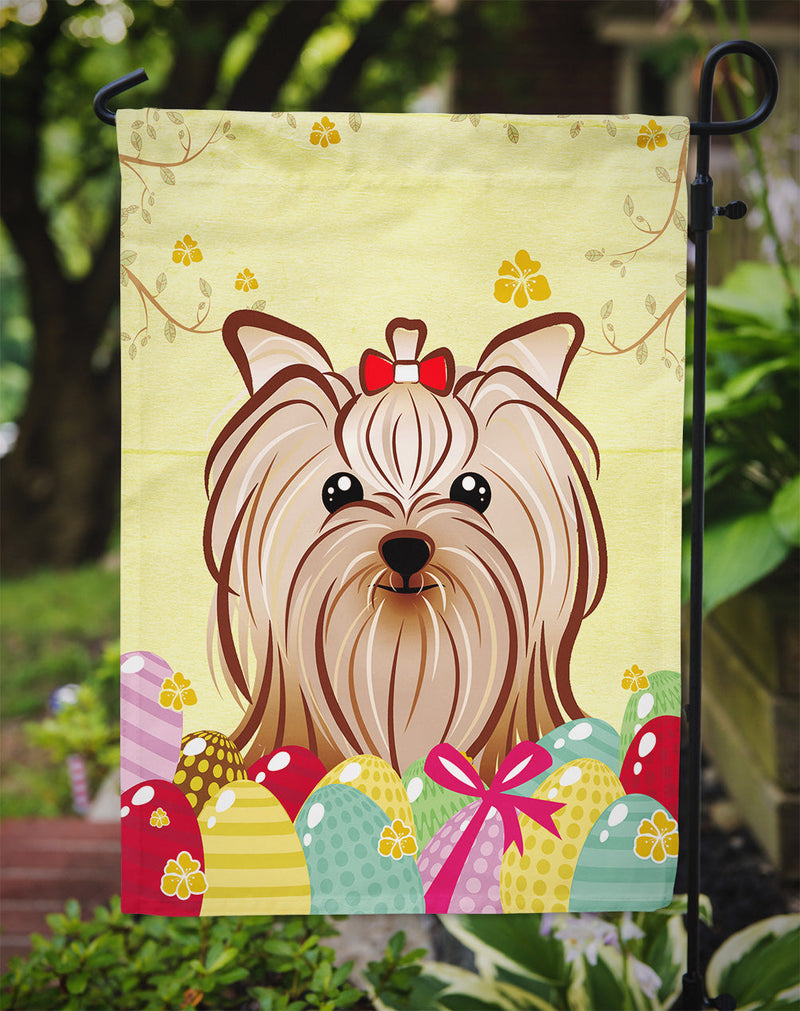 Yorkie Yorkshire Terrier Easter Egg Hunt Flag Garden Size BB1886GF