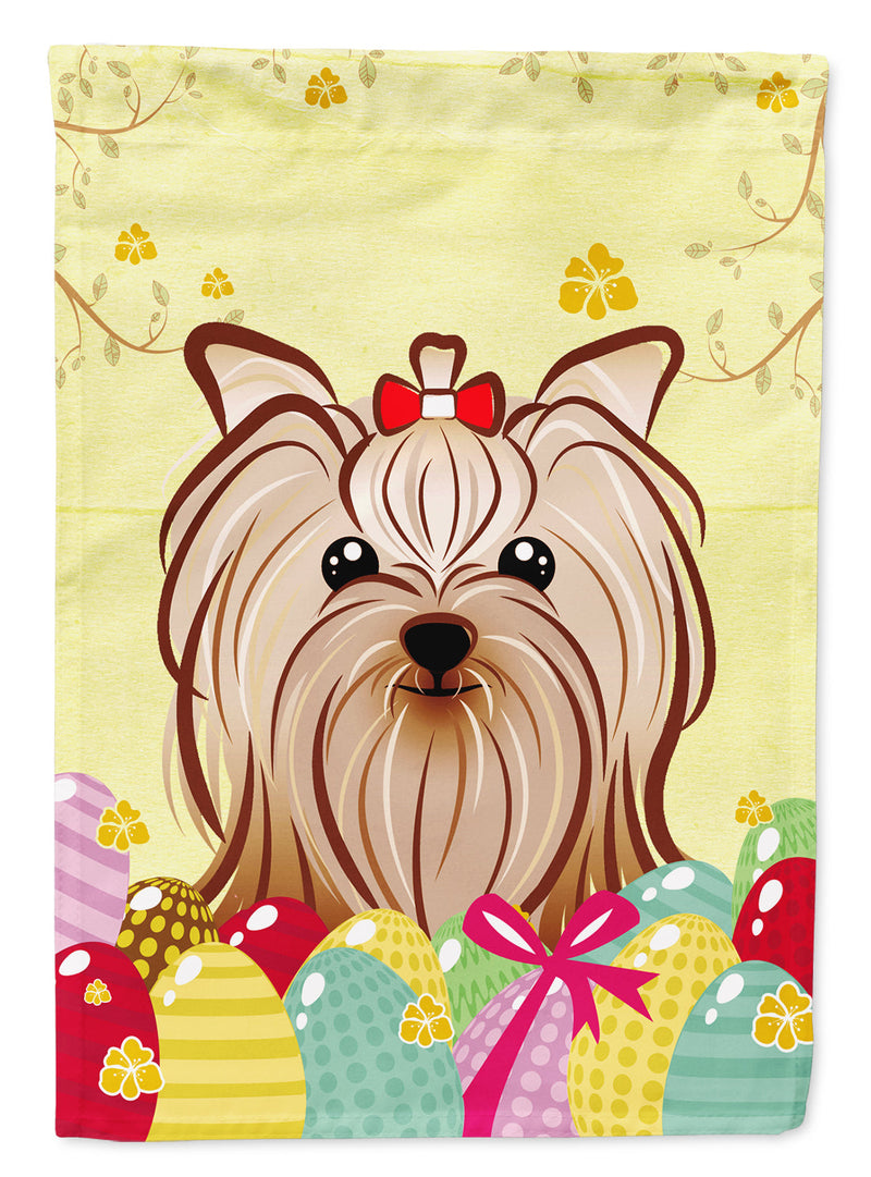 Yorkie Yorkshire Terrier Easter Egg Hunt Flag Garden Size BB1886GF