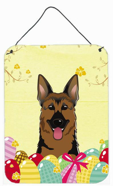 German Shepherd Easter Egg Hunt Wall or Door Hanging Prints BB1893DS1216