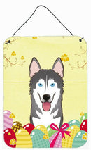 Alaskan Malamute Easter Egg Hunt Wall or Door Hanging Prints BB1900DS1216