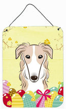 Borzoi Easter Egg Hunt Wall or Door Hanging Prints BB1910DS1216