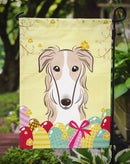 Borzoi Easter Egg Hunt Garden Flag - Outdoor Decorative Yard Flag BB1910GF