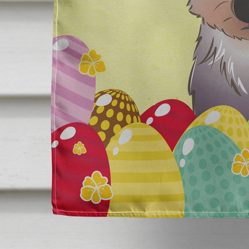 Yorkie Puppy Easter Egg Hunt Flag Canvas House Size BB1914CHF