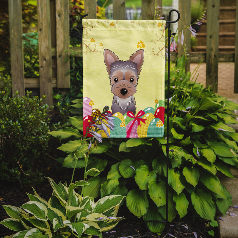 Yorkie Puppy Easter Egg Hunt Flag Garden Size BB1914GF