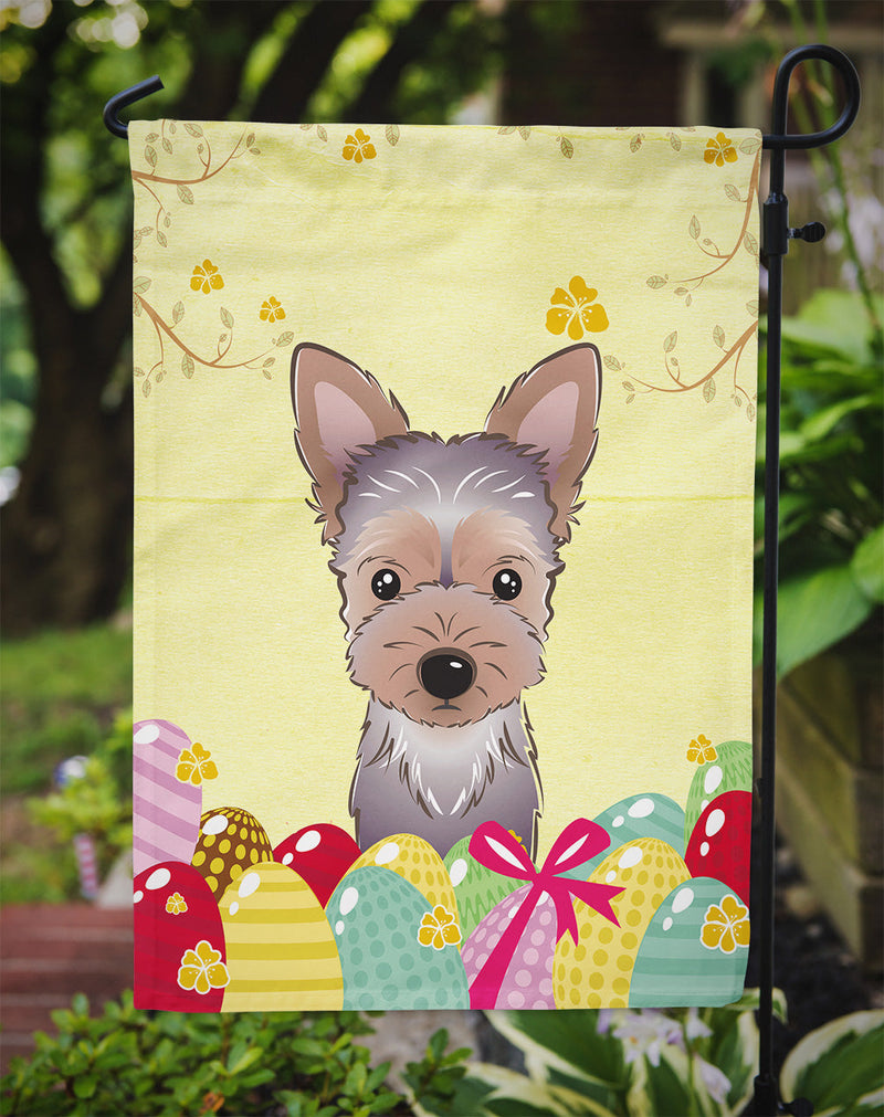 Yorkie Puppy Easter Egg Hunt Flag Garden Size BB1914GF