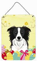 Border Collie Easter Egg Hunt Wall or Door Hanging Prints BB1923DS1216