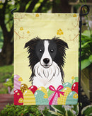 Border Collie Easter Egg Hunt Garden Flag - Outdoor Decorative Yard Flag BB1923GF