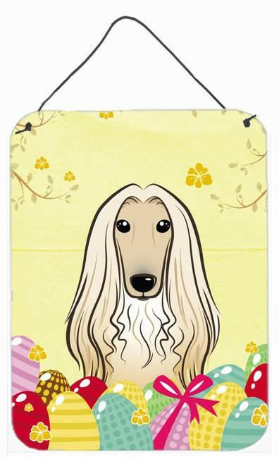 Afghan Hound Easter Egg Hunt Wall or Door Hanging Prints BB1926DS1216