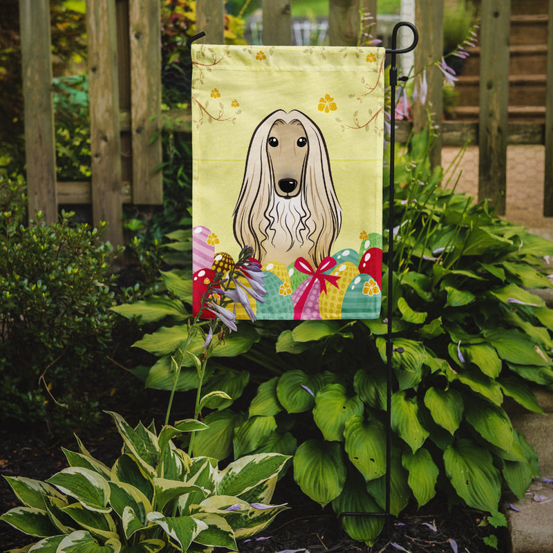 Afghan Hound Easter Egg Hunt Flag Garden Size BB1926GF