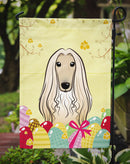 Afghan Hound Easter Egg Hunt Garden Flag - Outdoor Decorative Yard Flag BB1926GF