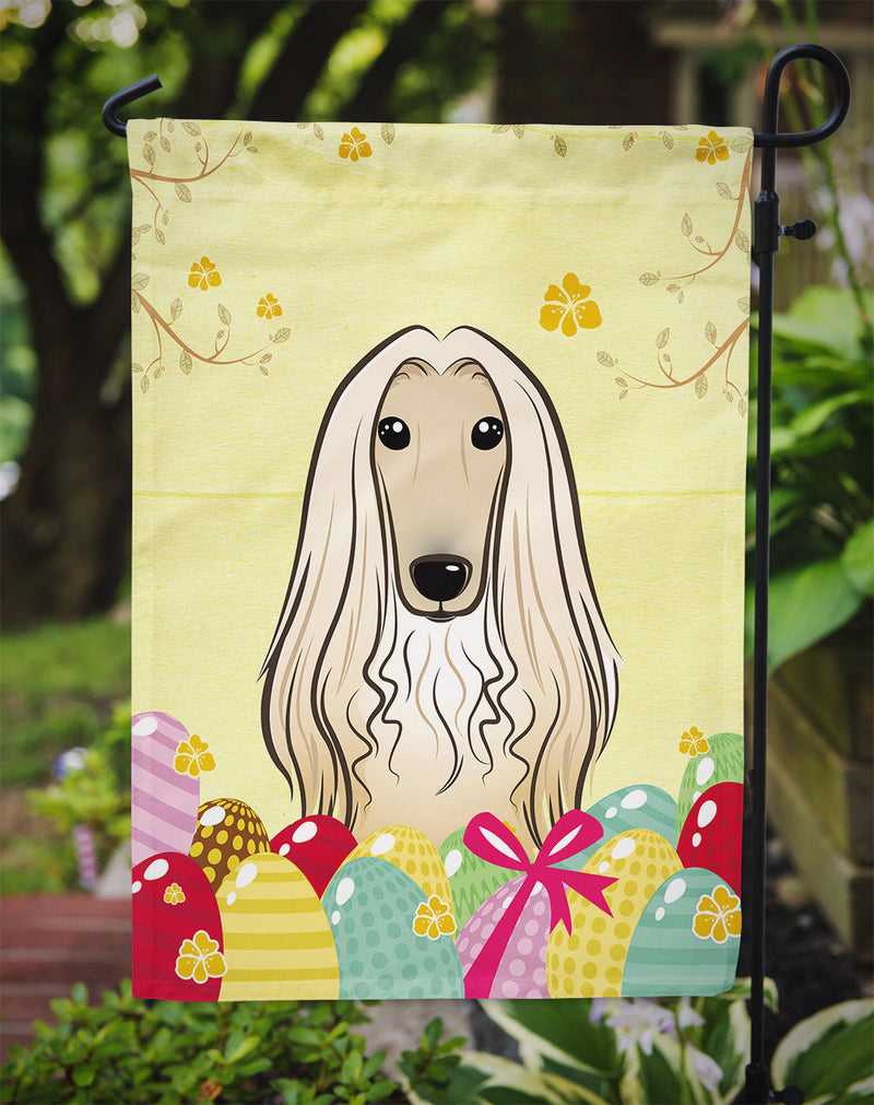 Afghan Hound Easter Egg Hunt Flag Garden Size BB1926GF