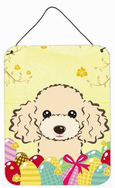 Buff Poodle Easter Egg Hunt Wall or Door Hanging Prints BB1940DS1216