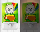 Ceramic Night Light Compact, UL-Certified, Ideal for Bedroom, Bathroom, Nursery, Hallway, Kitchen, 6x4x3, Multicolor