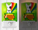 Ceramic Night Light Compact, UL-Certified, Ideal for Bedroom, Bathroom, Nursery, Hallway, Kitchen, 6x4x3, Multicolor