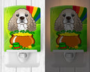 Ceramic Night Light Compact, UL-Certified, Ideal for Bedroom, Bathroom, Nursery, Hallway, Kitchen, 6x4x3, Multicolor