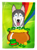 Alaskan Malamute St. Patrick's Day Garden Flag – Decorative Outdoor Yard Flag BB1962GF