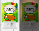 Ceramic Night Light Compact, UL-Certified, Ideal for Bedroom, Bathroom, Nursery, Hallway, Kitchen, 6x4x3, Multicolor