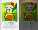 Ceramic Night Light Compact, UL-Certified, Ideal for Bedroom, Bathroom, Nursery, Hallway, Kitchen, 6x4x3, Multicolor