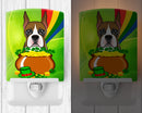 Ceramic Night Light Compact, UL-Certified, Ideal for Bedroom, Bathroom, Nursery, Hallway, Kitchen, 6x4x3, Multicolor