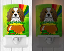 Ceramic Night Light Compact, UL-Certified, Ideal for Bedroom, Bathroom, Nursery, Hallway, Kitchen, 6x4x3, Multicolor