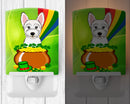 Ceramic Night Light Compact, UL-Certified, Ideal for Bedroom, Bathroom, Nursery, Hallway, Kitchen, 6x4x3, Multicolor