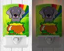Ceramic Night Light Compact, UL-Certified, Ideal for Bedroom, Bathroom, Nursery, Hallway, Kitchen, 6x4x3, Multicolor