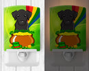 Black Labrador St. Patrick's Day Ceramic Night Light BB1979CNL