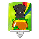 Black Labrador St. Patrick's Day Ceramic Night Light BB1979CNL