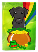 Black Labrador St. Patrick's Day Garden Flag – Decorative Outdoor Yard Flag BB1979GF