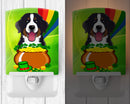 Ceramic Night Light Compact, UL-Certified, Ideal for Bedroom, Bathroom, Nursery, Hallway, Kitchen, 6x4x3, Multicolor