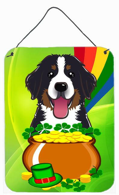 Bernese Mountain Dog St. Patrick's Day Wall or Door Hanging Prints BB1981DS1216